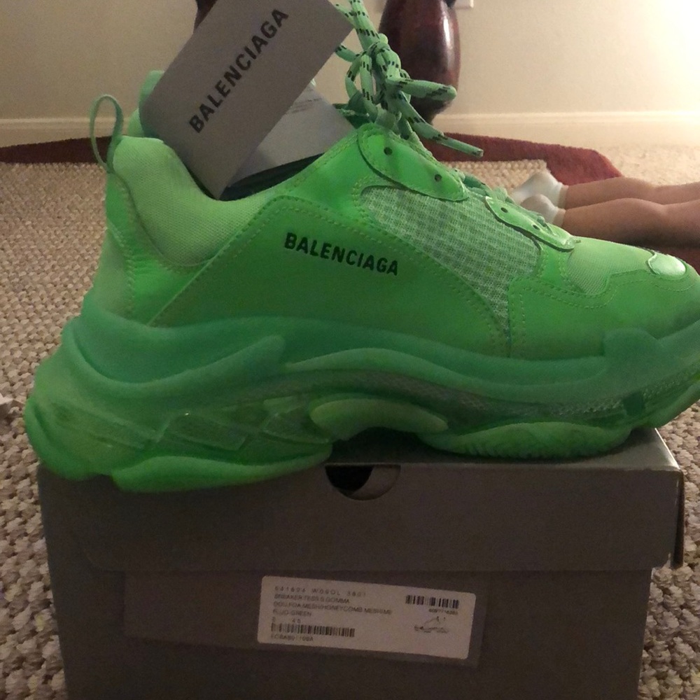 Green Balenciaga Shoes